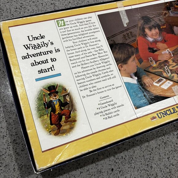 Vintage The Uncle Wiggily Rabbit 1988 Kids Board Game Manual 80s Retro Gift - Picture 13 of 14
